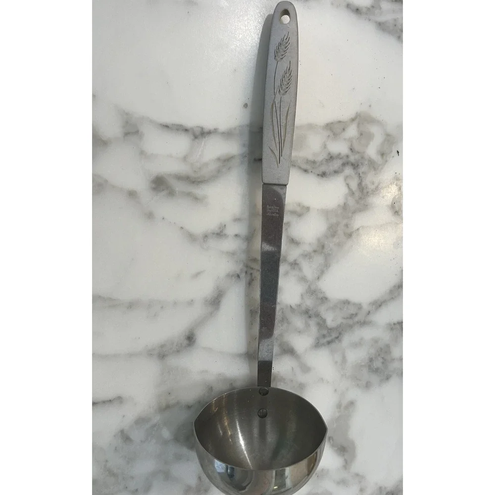 Vintage  Maid of Honor Ladle Stainless Wheat Handle Spouted Utensil Kitchen